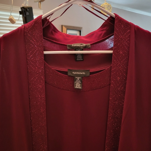 2 Piece Evening Dress Size 12 - Picture 3 of 6